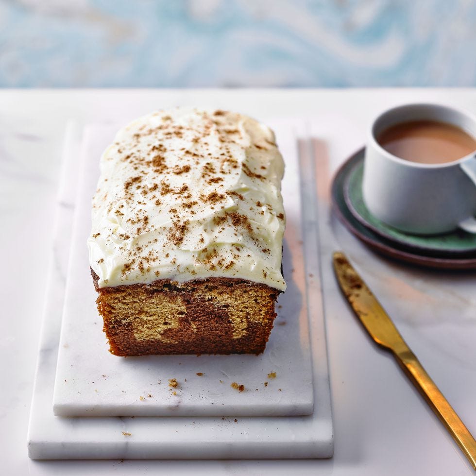 best loaf cake recipes marbled chai and chocolate loaf cake