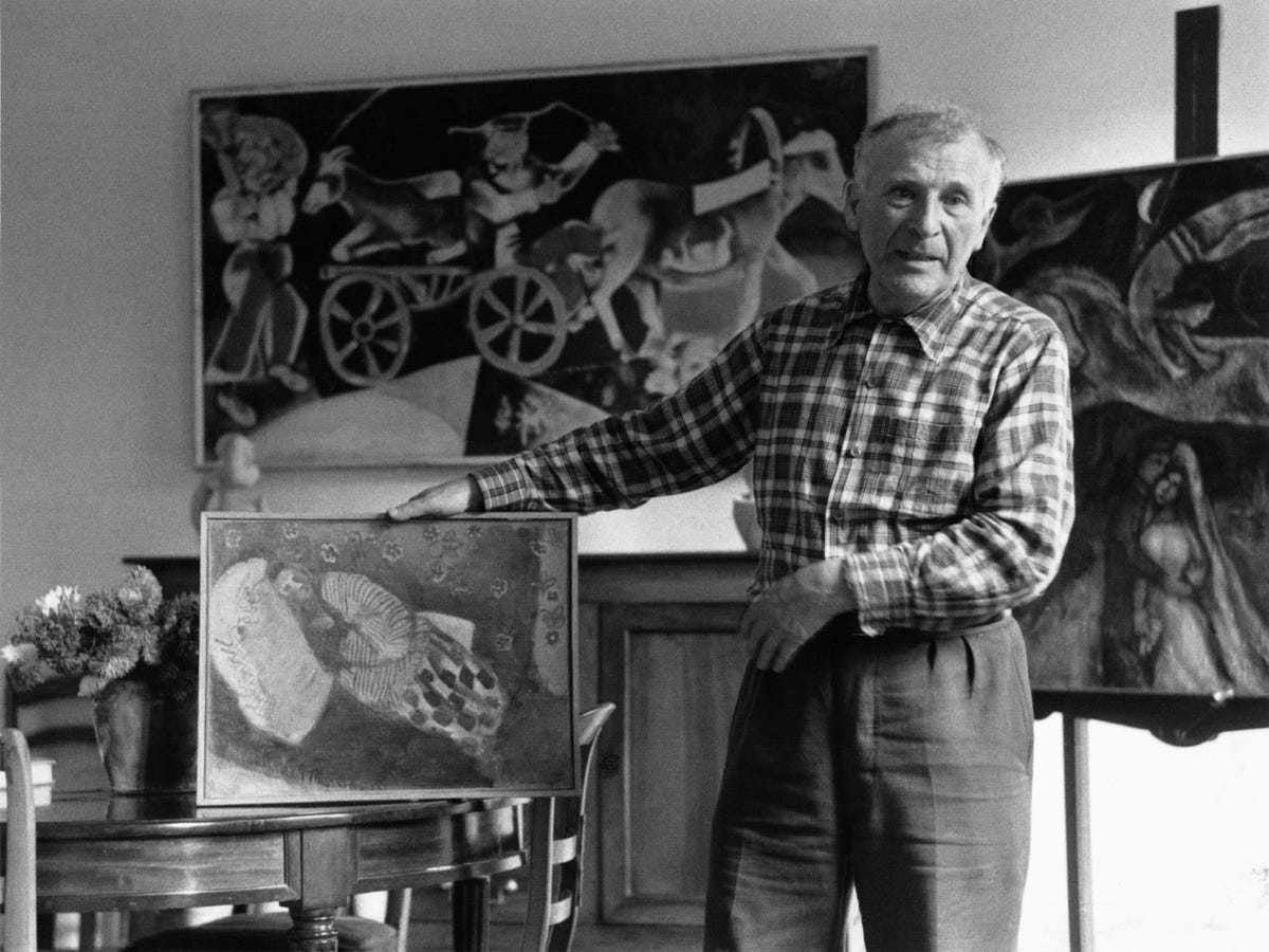 La passeggiata di Chagall, la tela che rappresenta la forza dell'amore