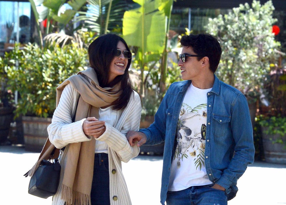 Marc Márquez y Lucía Rivera, enamorados en Barcelona