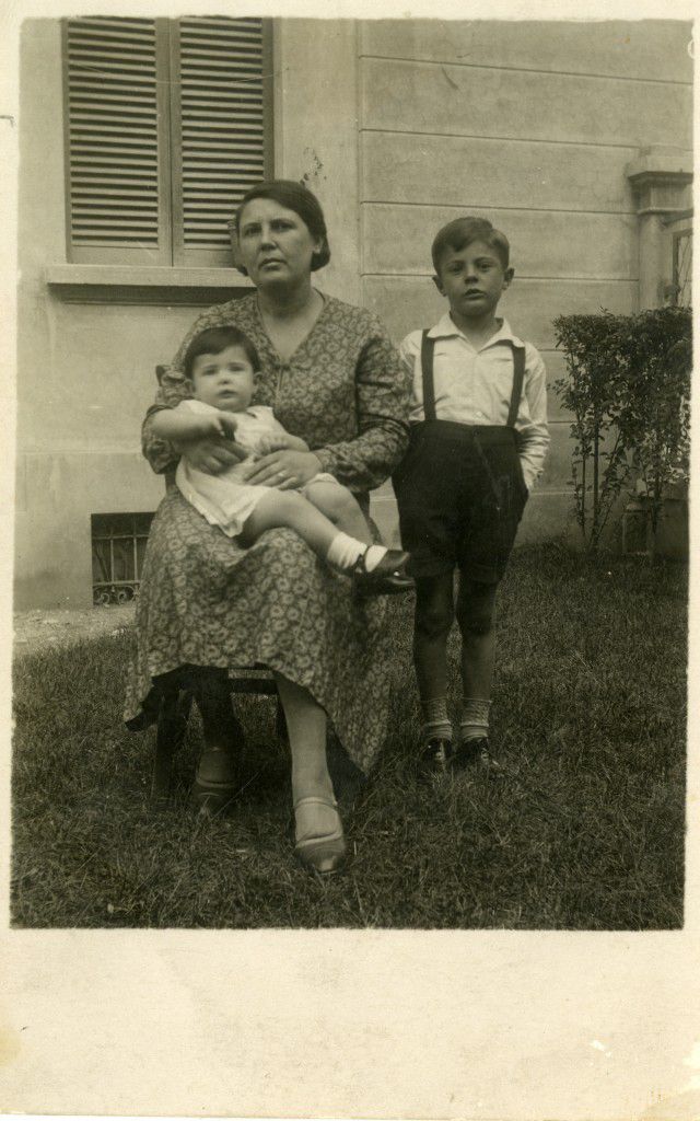 Marcello Mastroianni, foto famiglia