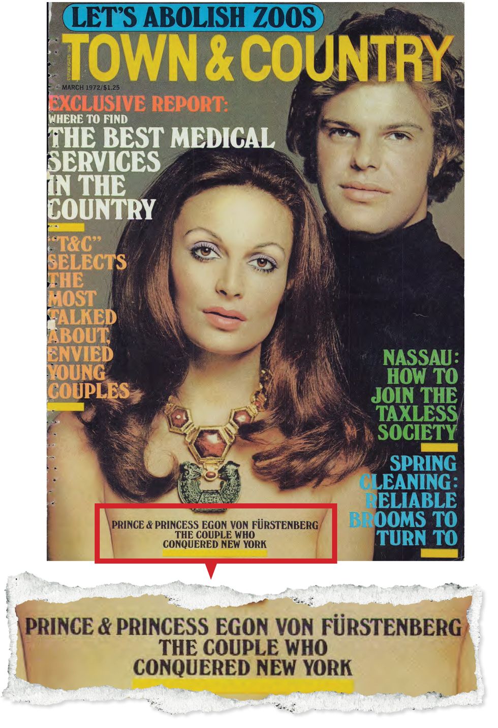 town and country magazine march 1972