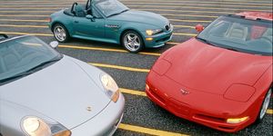 1998 bmw m roadster, 1998 chevrolet corvette convertible, 1998 porsche boxster