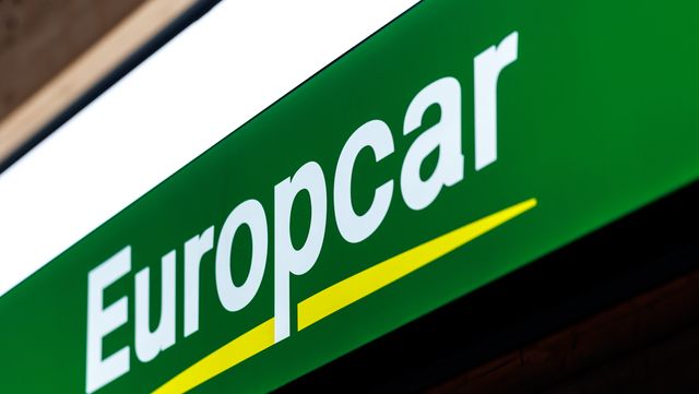 company logo of the car rental provider europcar