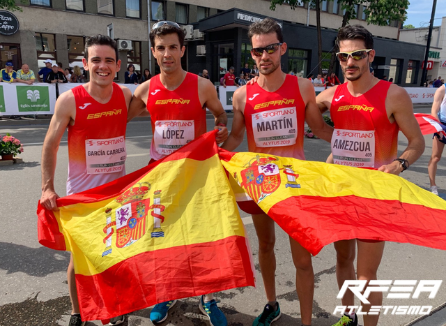 España, oro en 20km en la Copa de Europa de marcha