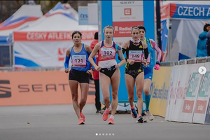 fotografía de la organización de los 20 kilómetros marcha de podebrady 2022