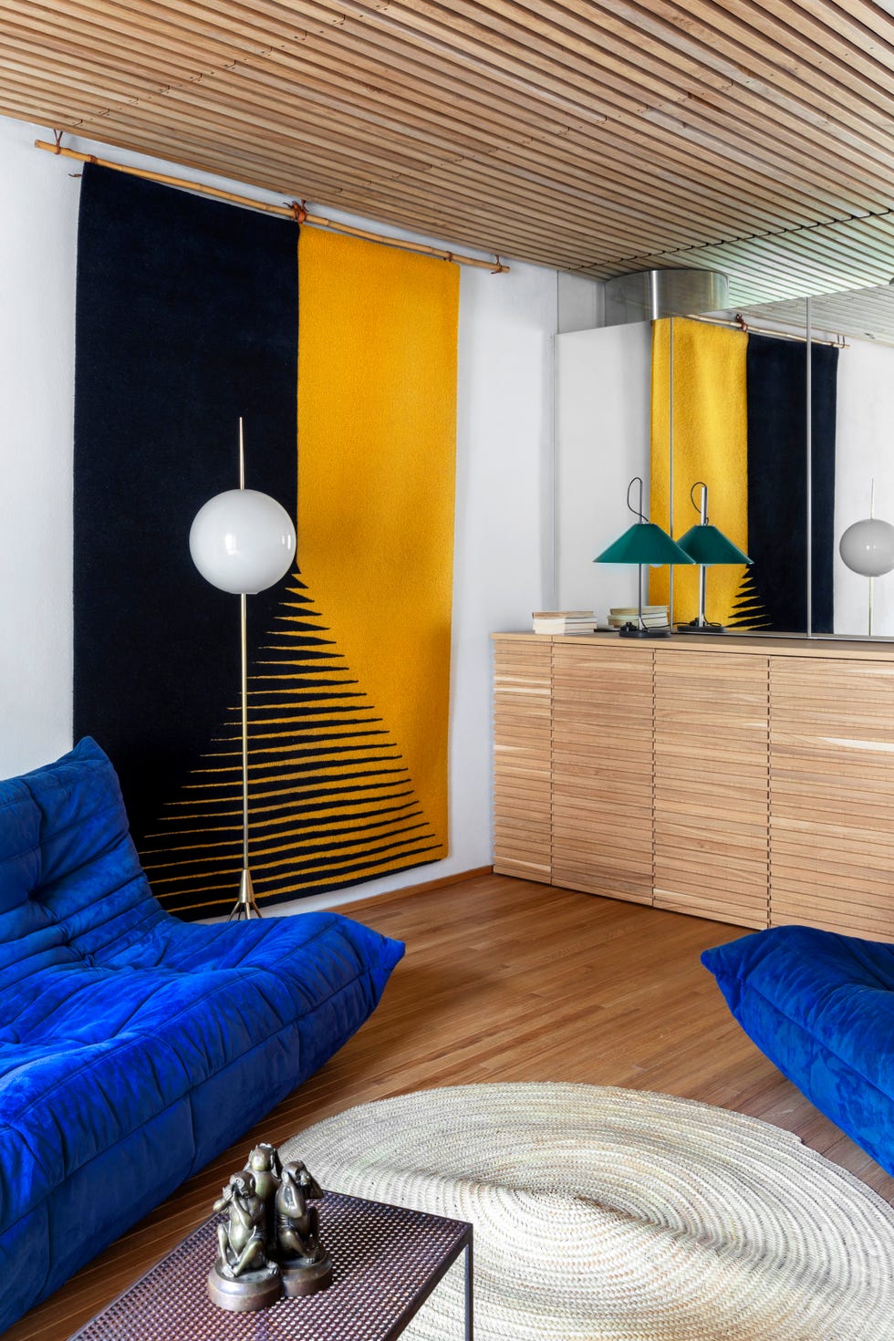 marco lavit milan apartment living room