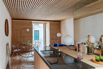 marco lavit milan apartment kitchen