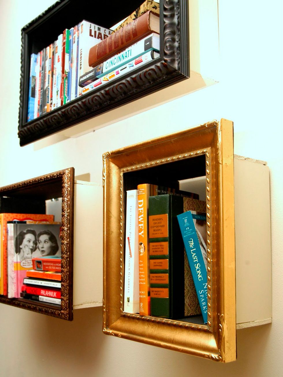 Shelf, Shelving, Bookcase, Furniture, Picture frame, Room, Book, Interior design, Collection, Interior design, 
