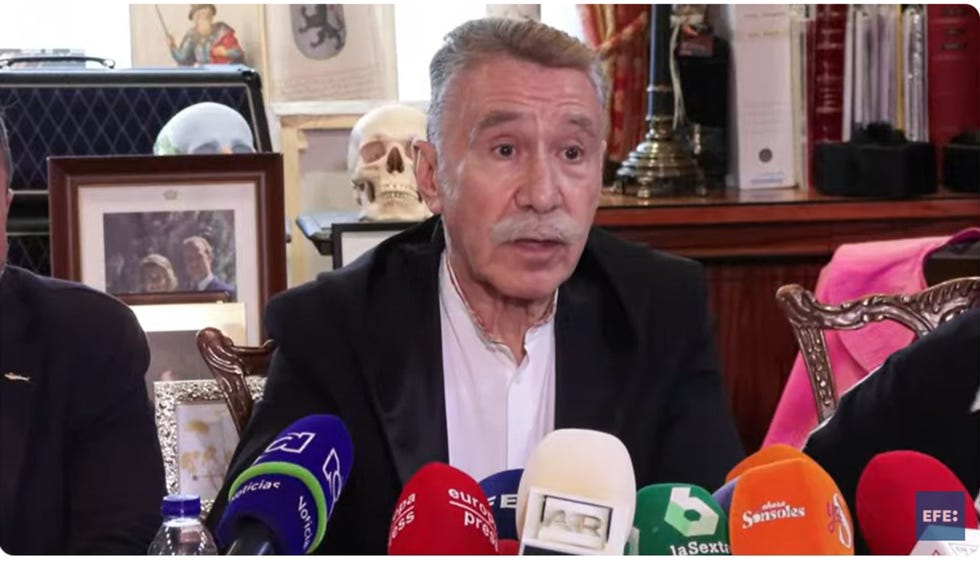 marcos garcia montes en la rueda de prensa de los abogados de daniel sancho