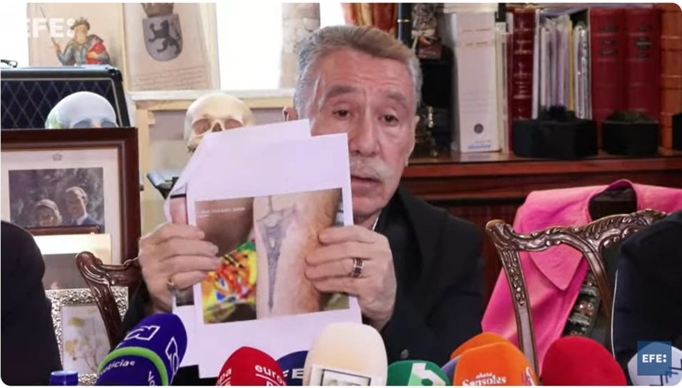 marcos garcia montes en la rueda de prensa de los abogados de daniel sancho