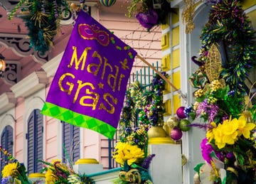 mardi gras decorations in new orleans