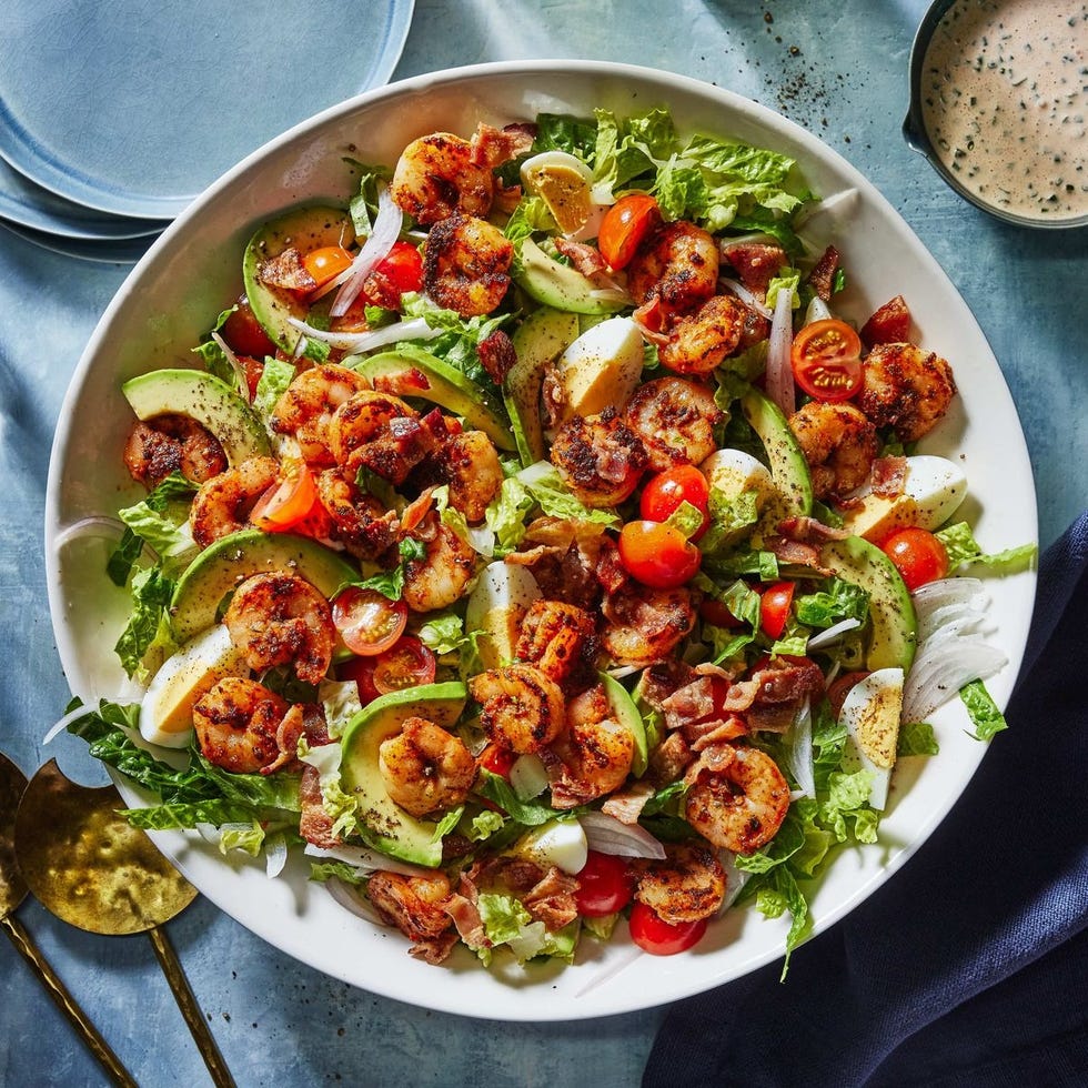 Cajun Cobb Salad with Shrimp