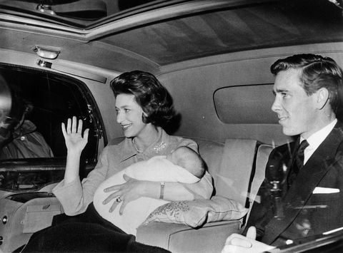 Princess Margaret with her son David