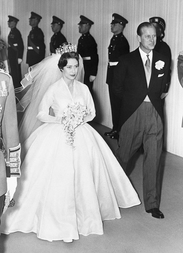 Princess Margaret on her wedding day