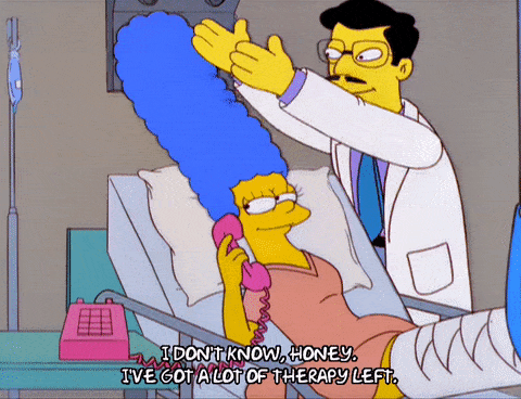 massage, happy ending, relax, relaxed, marge, marge simpson, 
