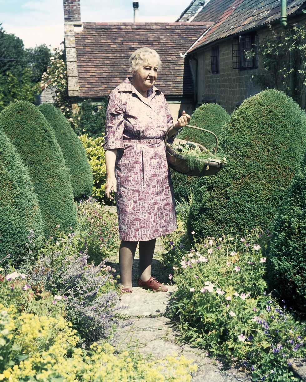 colour photographic portrait of margery fish undated