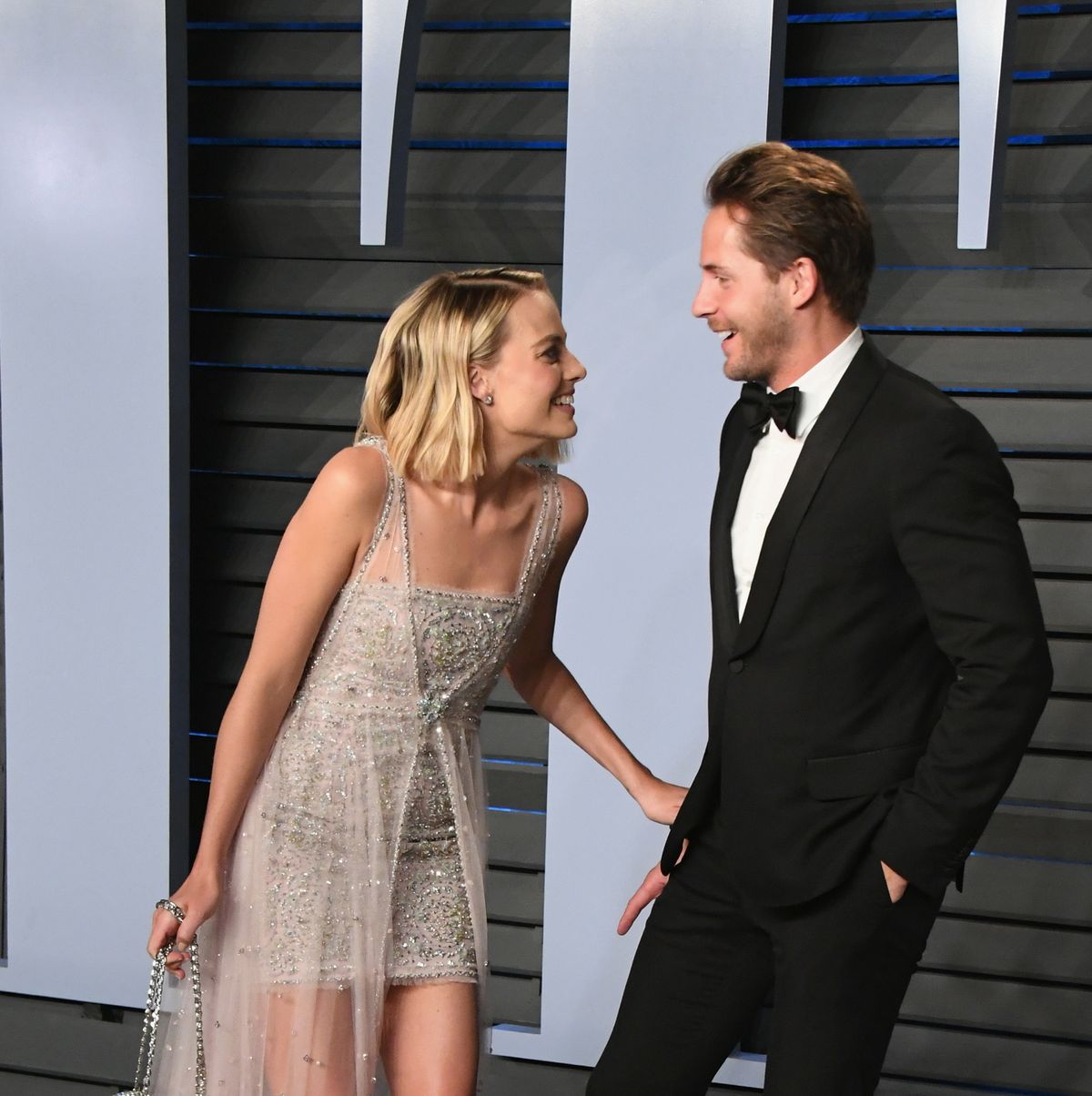 Margot Robbie Makes Rare Public Appearance with Husband Tom