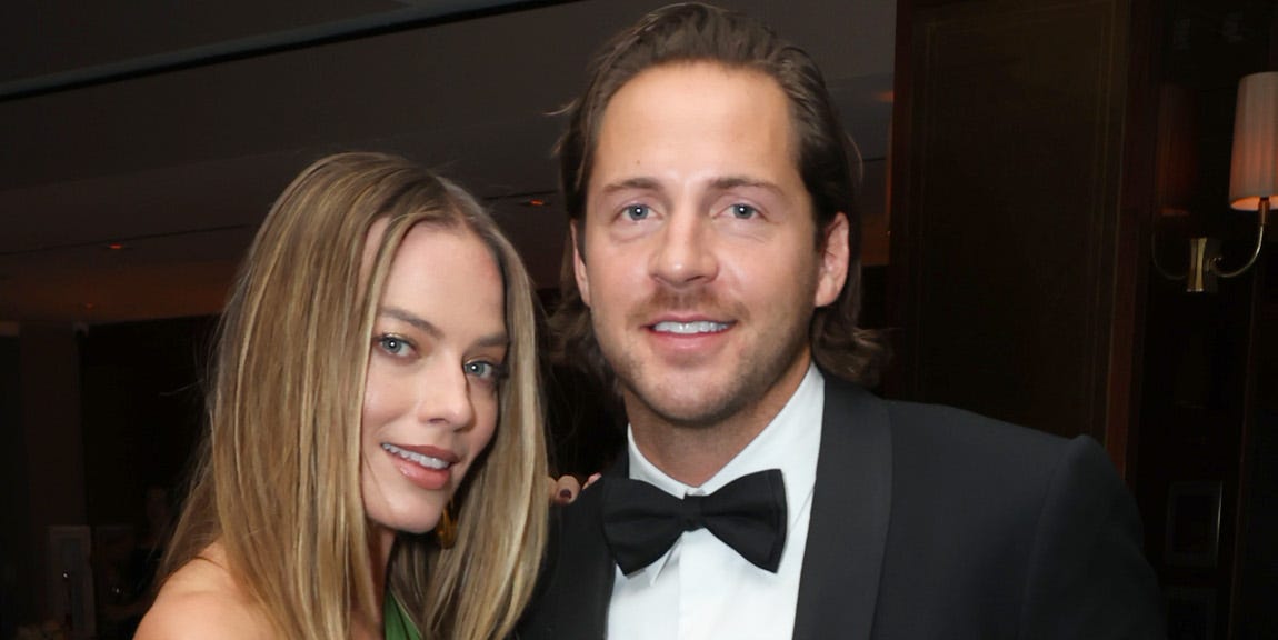 Margot Robbie and Husband Tom Ackerley Show a Little PDA On Rare Event Outing