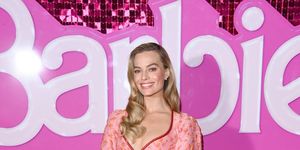 "barbie" cast and filmmakers attend a photocall in london