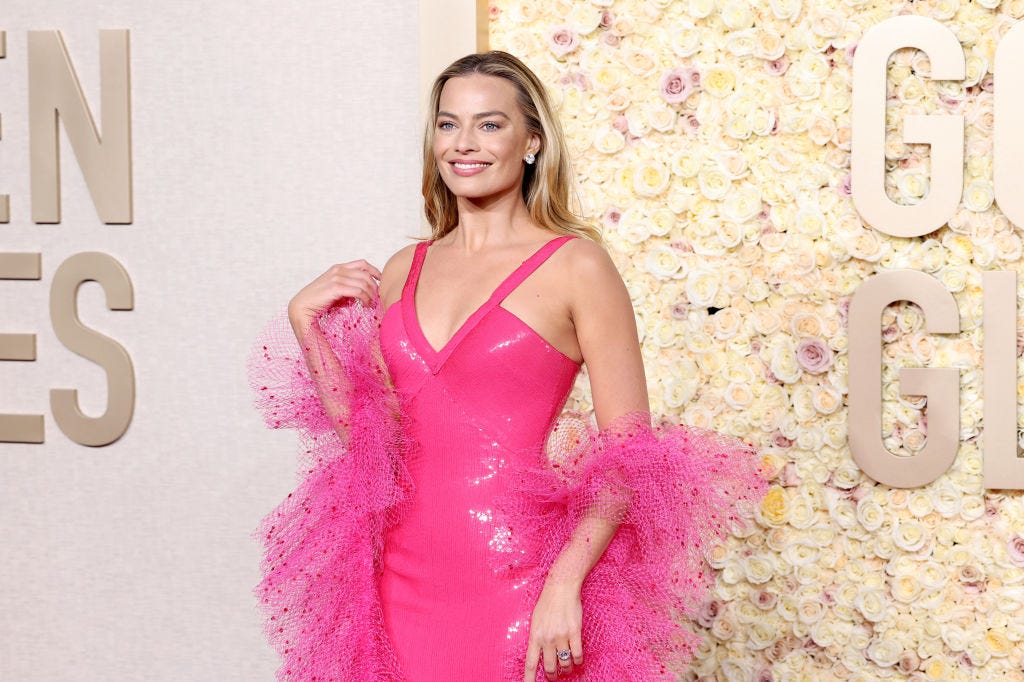 Margot Robbie's Barbie film fashion