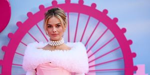 london, england july 12 margot robbie attends the barbie european premiere at cineworld leicester square on july 12, 2023 in london, england photo by joe mahergetty images