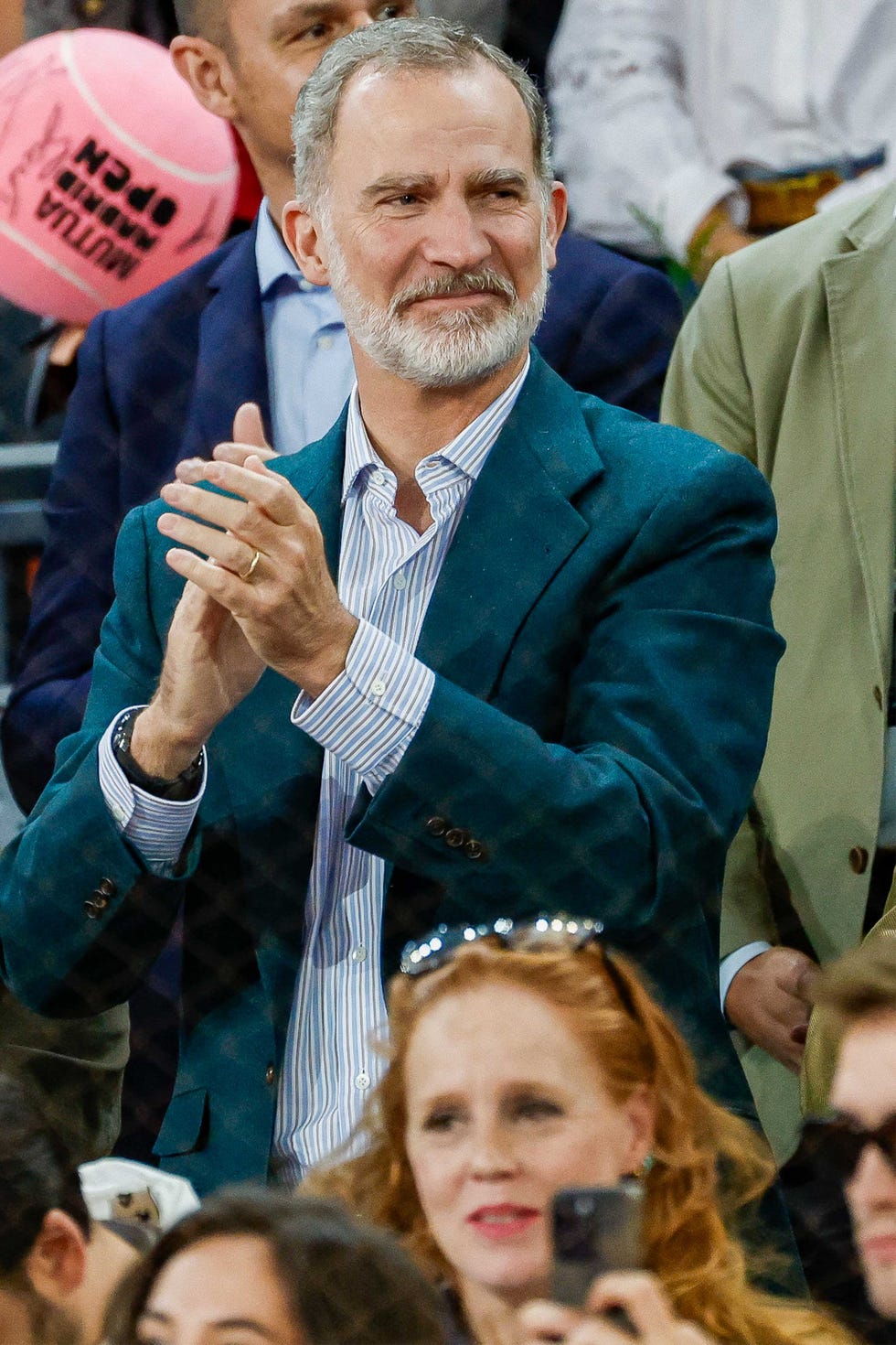 maria castro y felipe vi en el mutua madrid open