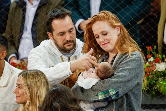 maria castro y felipe vi en el mutua madrid open