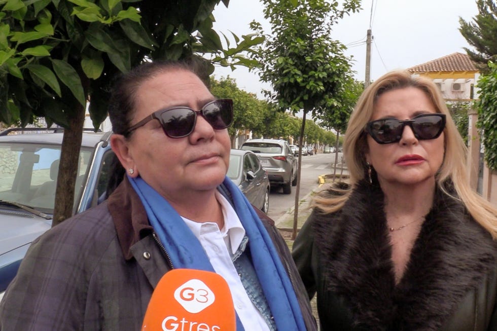 maria del monte e inmaculada casal hablan con la prensa tras la detencion de antonio tejado
