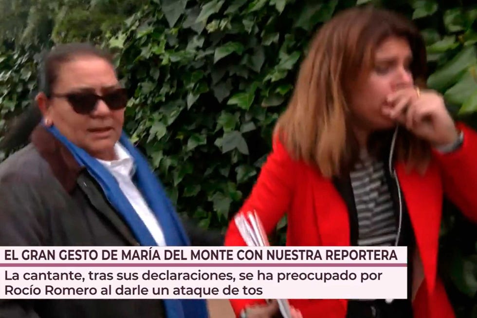 maria del monte ayuda a una reportera de vamos a ver