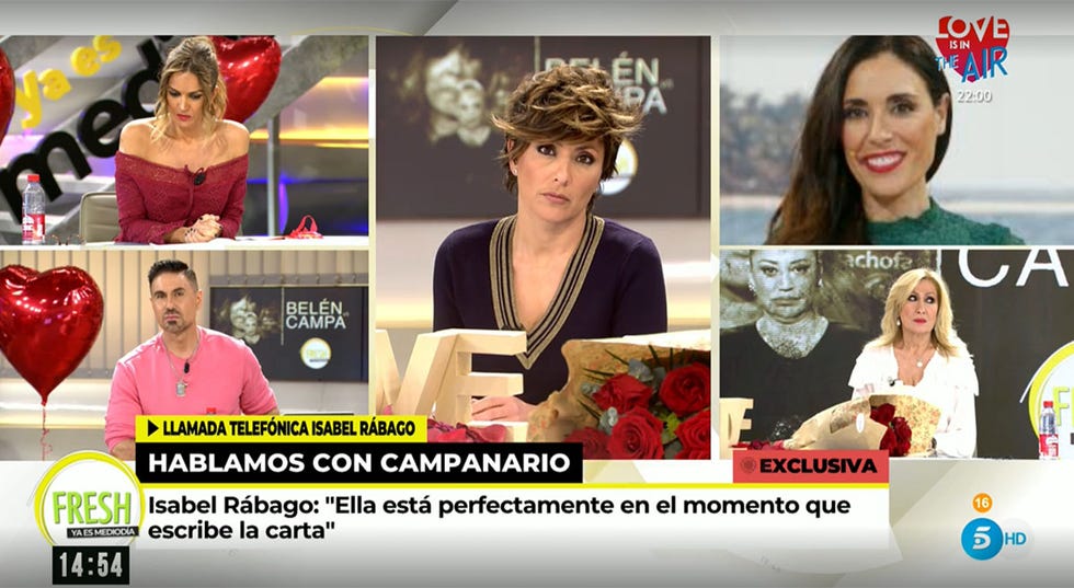 maría josé campanario habla a través de isabel rábago tras encender la mecha de su guerra con belén esteban