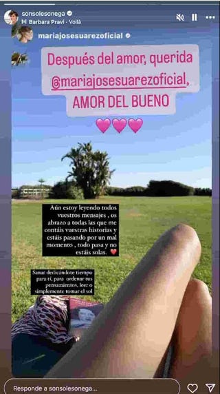 maria jose suarez a sonsoles onega