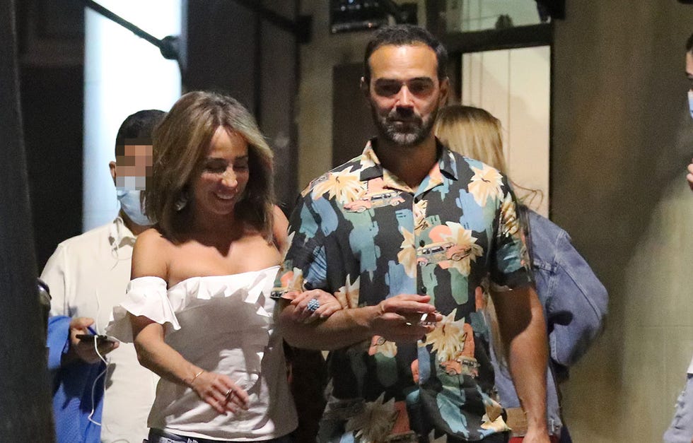 maría patiño y ricardo, noche de diversión y confidencias por madrid