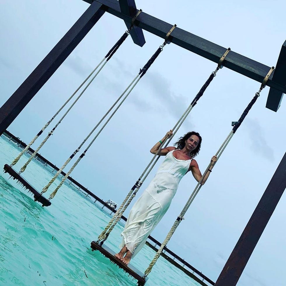 María Patiño en su luna de miel en Sri Lanka
