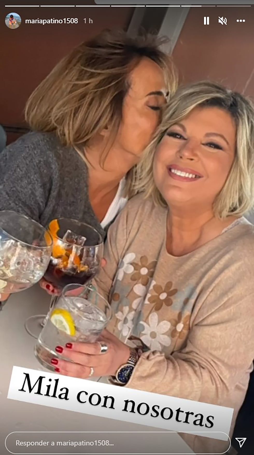 maría patiño y terelu recuerdan a mila