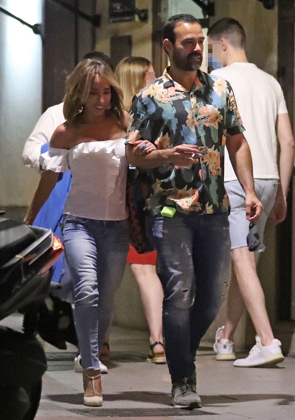 maría patiño y ricardo, noche de diversión y confidencias por madrid