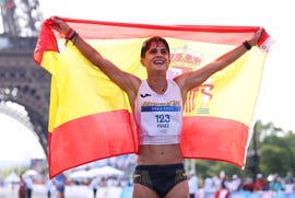 maria perez plata olimpica 20 kilometros marcha paris 2024