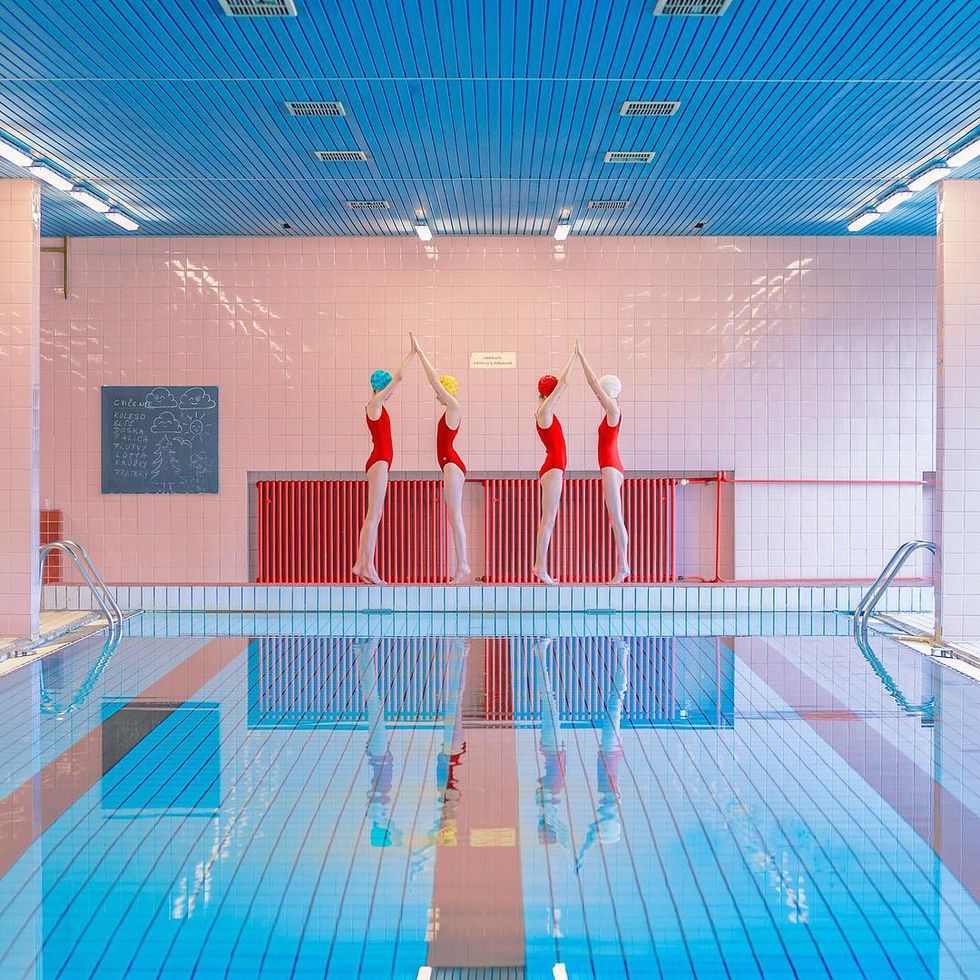 Swimming pool, Leisure centre, Leisure, Building, Room, Architecture, Recreation, Interior design, Sport venue, 