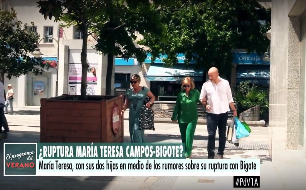 Carmen Borrego, Edmundo Arrocet, María Teresa Campos, Terelu Campos, Ruptura Maria Teresa y Bigote, Bigote Arrocet, Las Campos