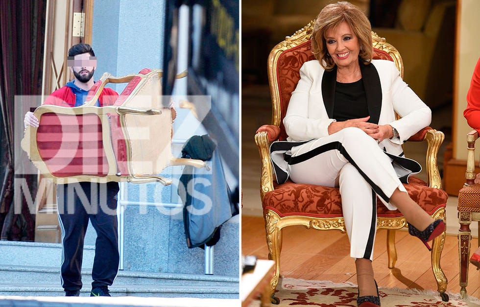 La periodista se muda con Edmundo a una casa más pequeña y ha decidido desprenderse de parte de los enseres que decoraban el chalet que todavía está deseando vender. Ella misma se acercó a la casa de subastas para entregar sus pertenencias.