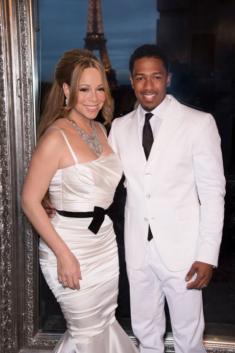france   mariah carey and nick cannon celebrate their fourth year of marriage in paris