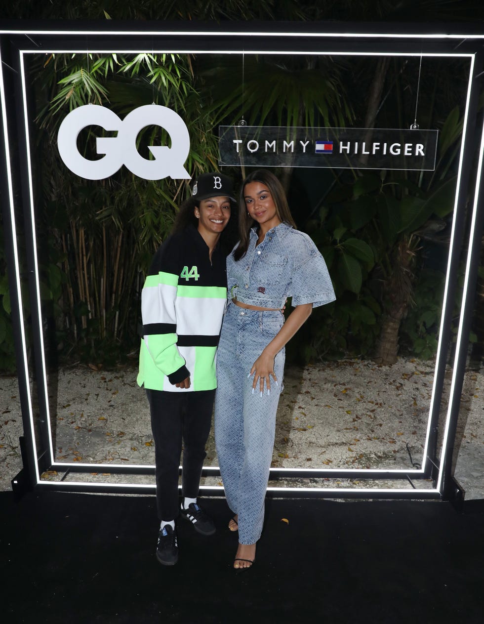 tommy hilfiger and gq celebrate miami grand prix with lewis hamilton