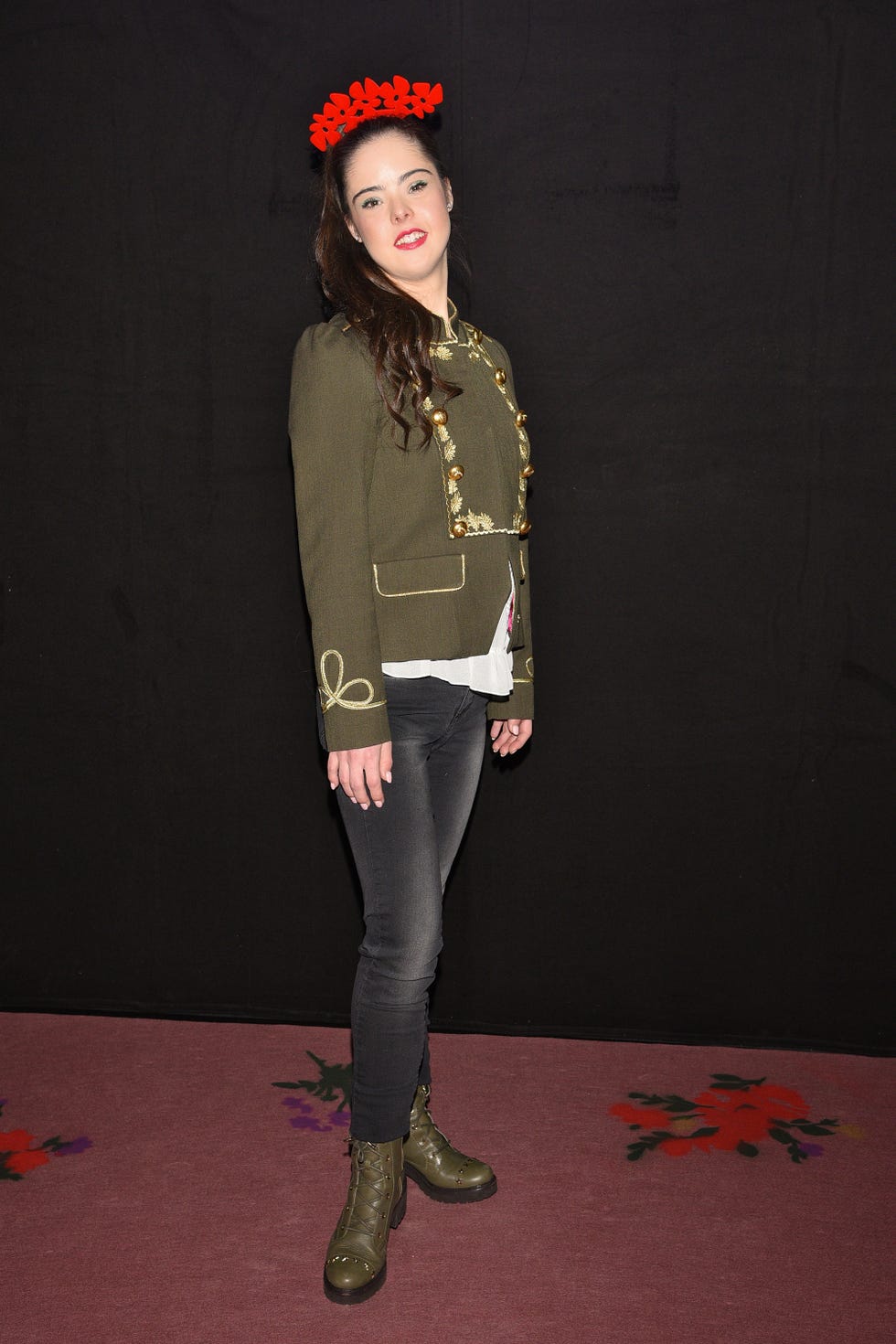 Clothing, Fashion, Yellow, Tights, Footwear, Brown, Joint, Headgear, Fashion design, Outerwear, 