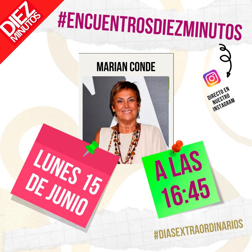 marian conde, cristina abad y màxim huertas estarán esta semana en encuentrosdiezminutos