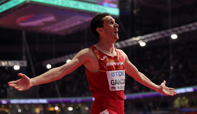 mariano garcía, en el 10k noche de san antón de jaén