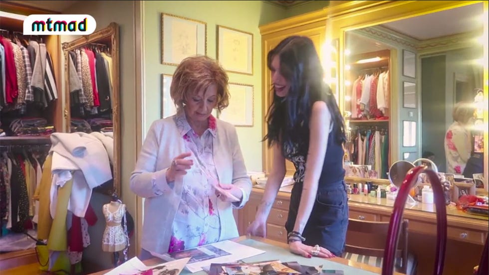 María Teresa Campos y Alejandra Rubio en la casa de la presentadora