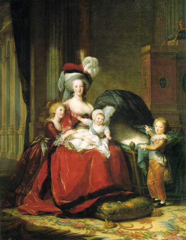 marie antoinette and her children 1787