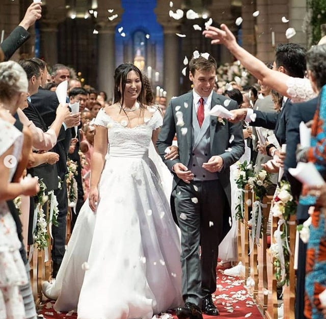 Louis Ducruet y Marie Chevallier