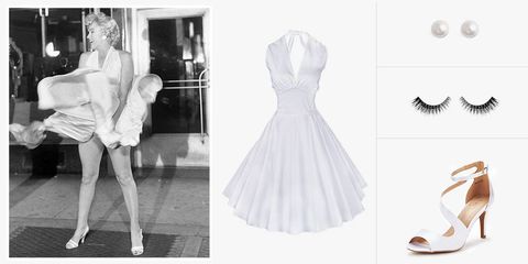 marilyn monroe white dress costume