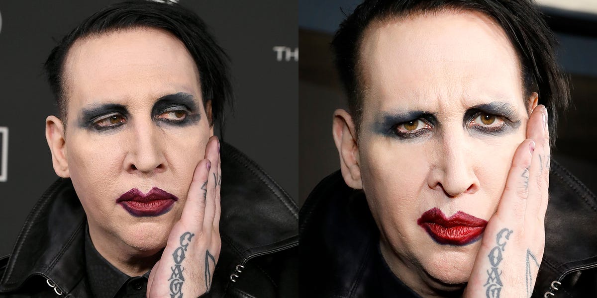 marilyn manson sin maquillaje joven