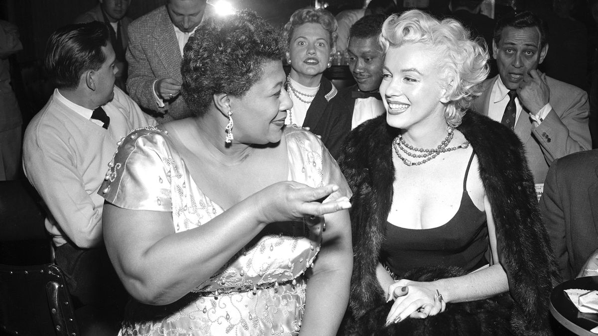 Ella Fitzgerald and Marilyn Monroe